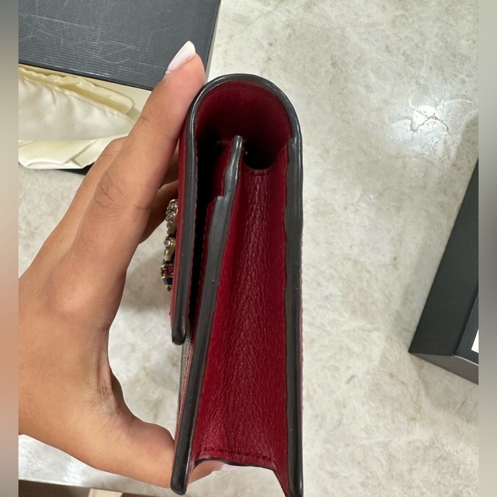 Gucci Queen Margaret GG Supreme Wallet On A Chain - Picture 6 of 13